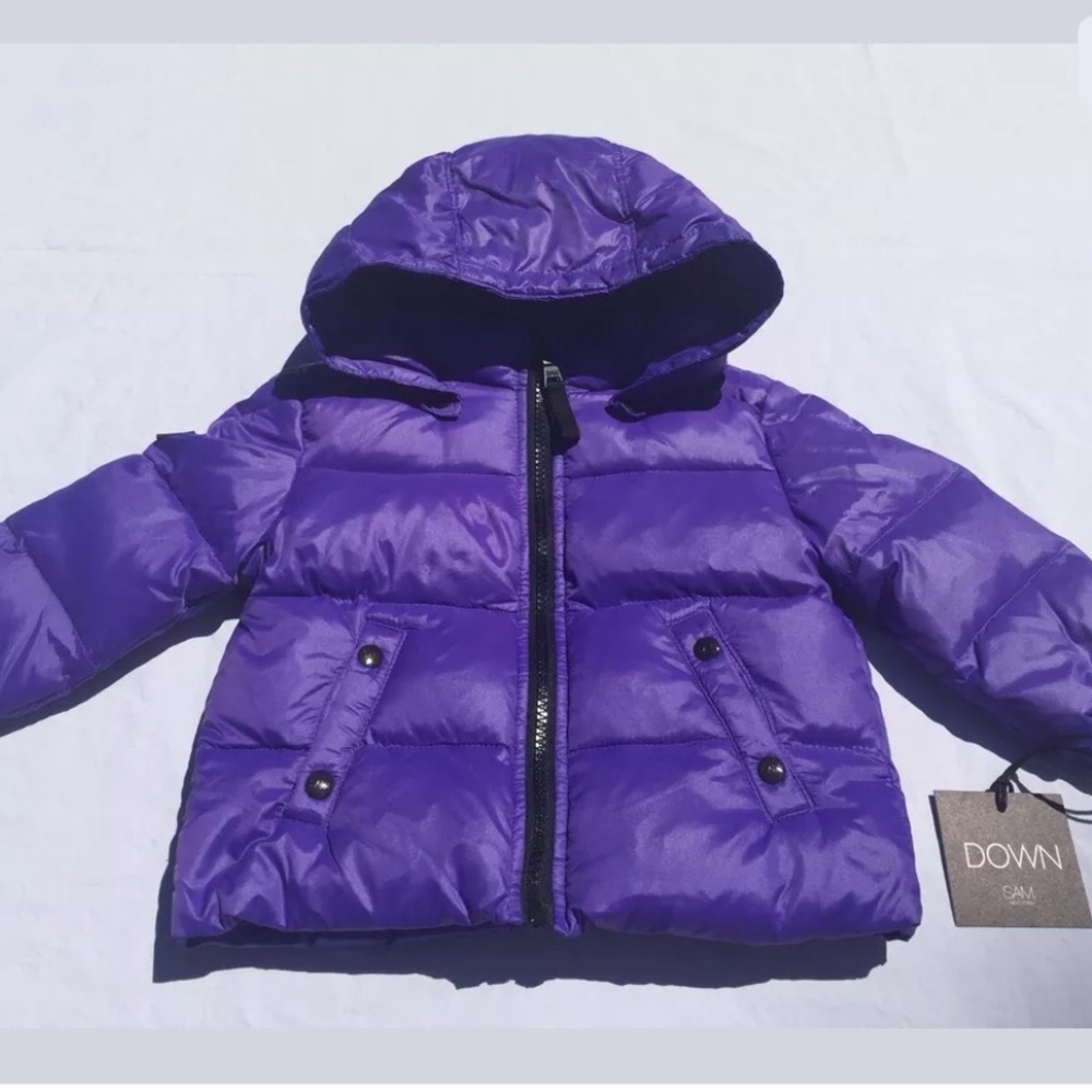SAM. NEW YORK**Purple Toddler Girl Coat**12-18 mo. - Picture 1 of 7